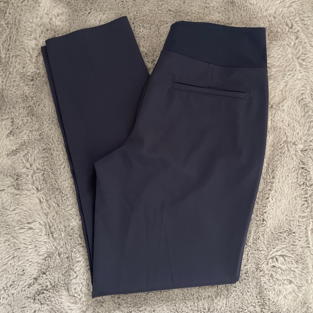 Athleta Endless High Rise Pant Size 8 Tall Navy Blue
